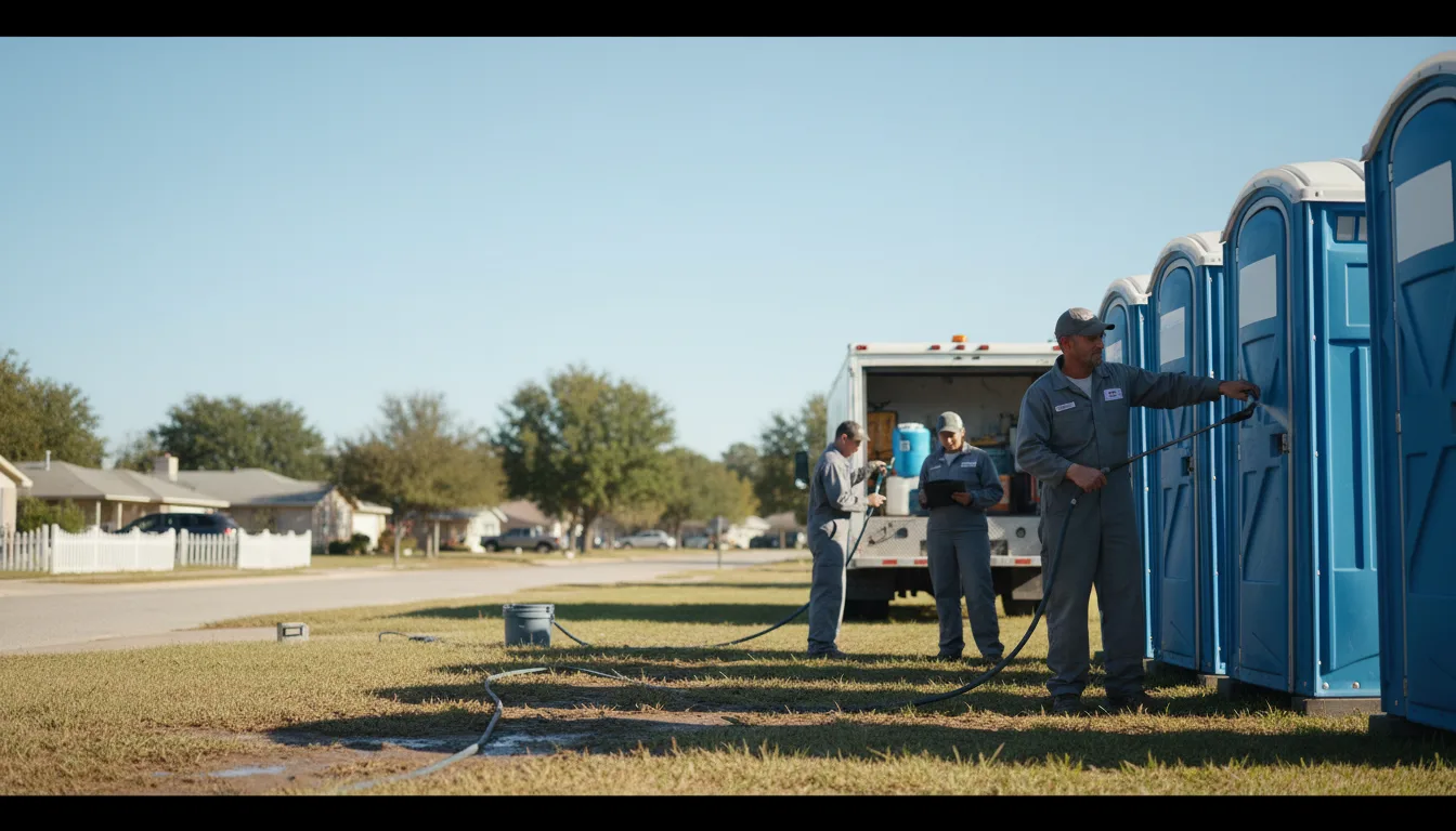 Long-Term Portable Toilet Rental in Saraland, AL near me